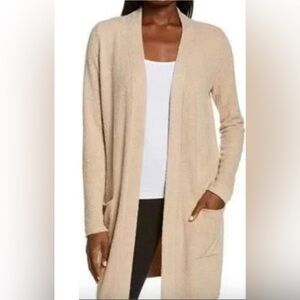 BAREFOOT DREAMS CozyChic Lite Camel Cardigan